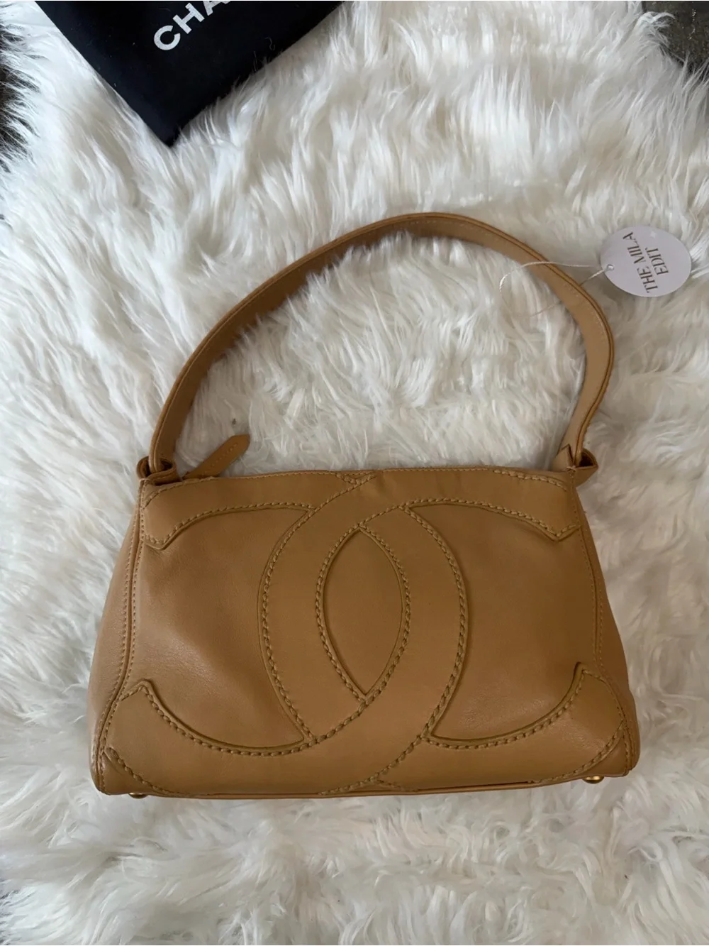CHANEL elegant tan